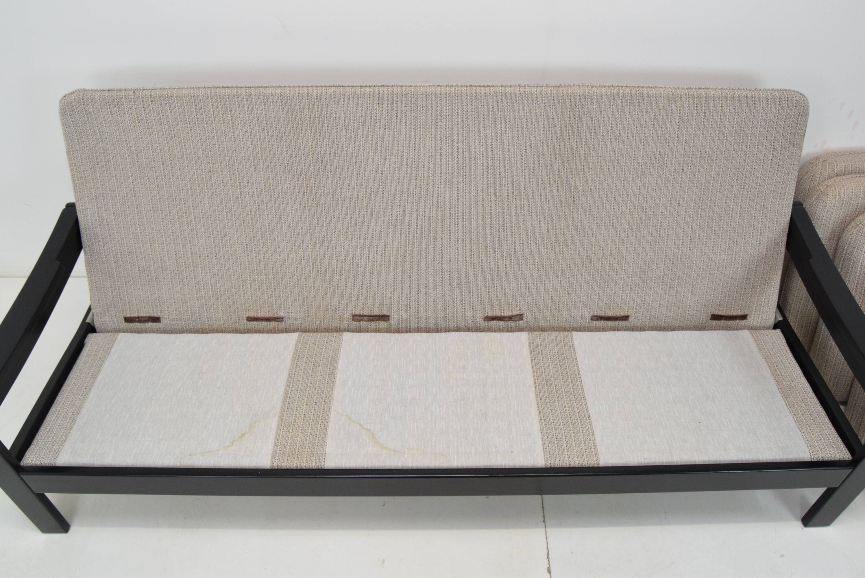 Three seater sofa/leda lux,1980's.