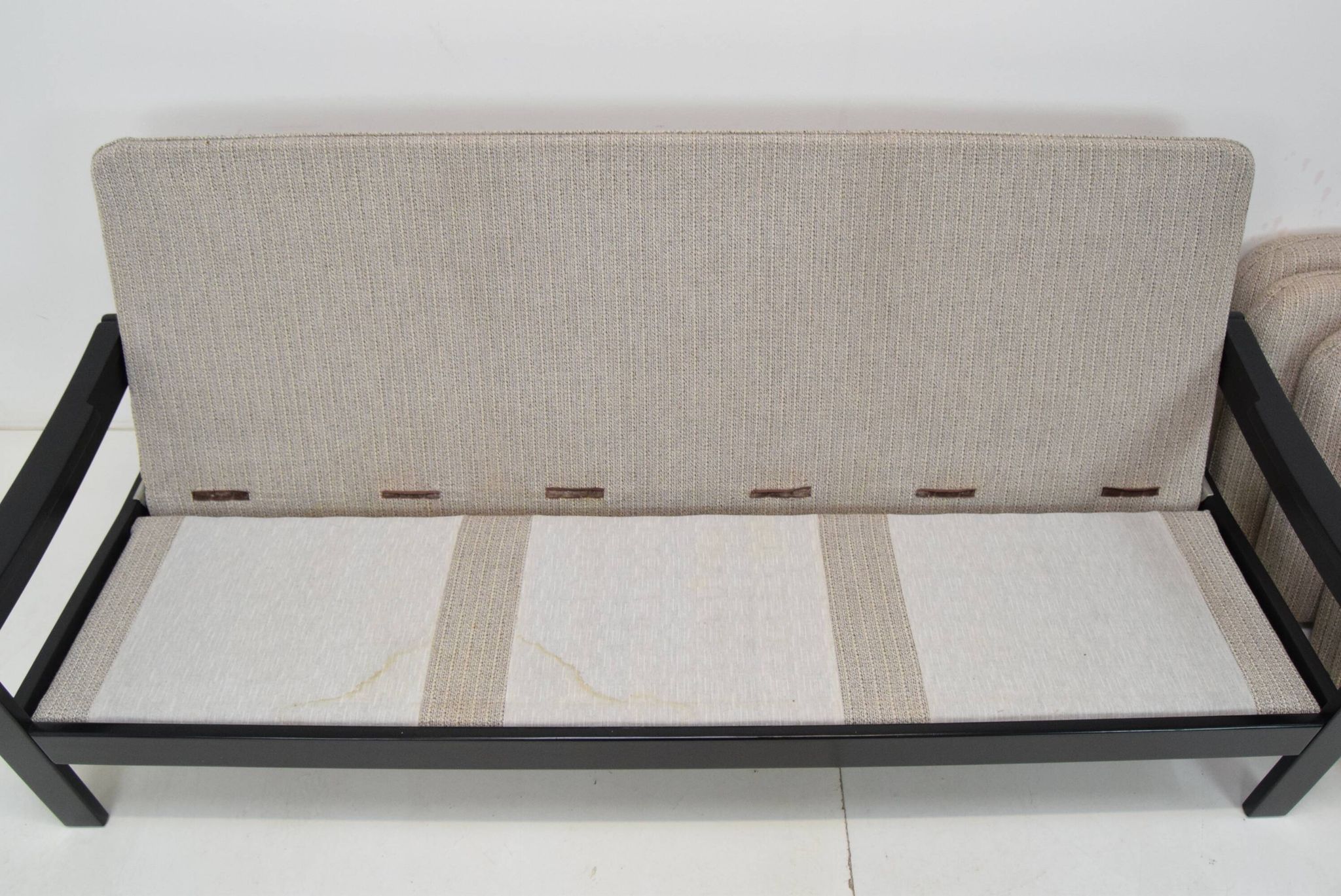 Three seater sofa/leda lux,1980's.