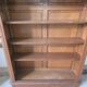 Gendarme hat library in solid oak, mid-20th century.