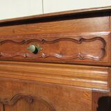 Very large manor sideboard, late 19th century, solid oak