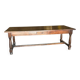 Antique turned leg farmhouse table