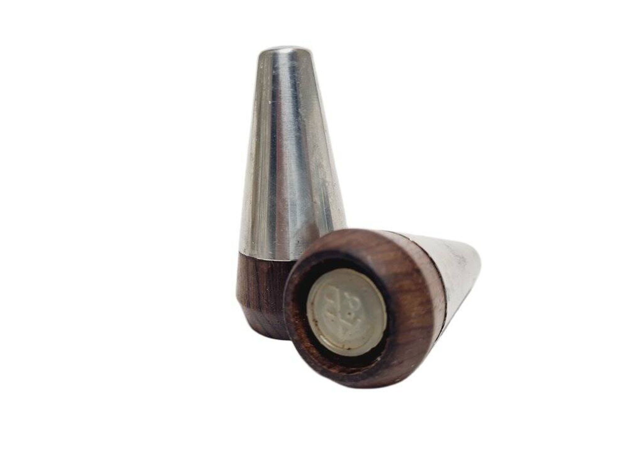Postmodern salt and pepper holder from A&B, Denmark, 1950s, set of 2