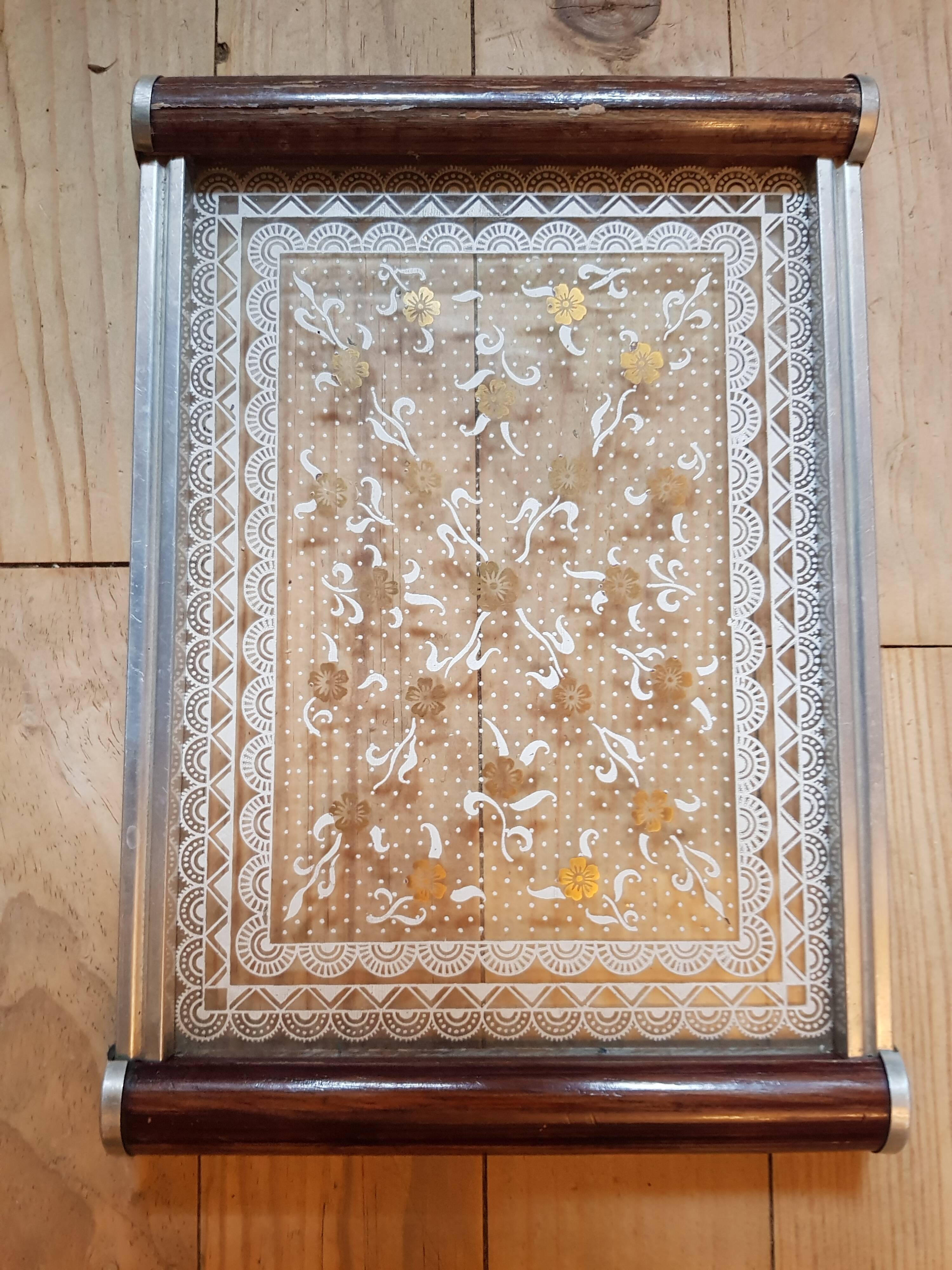 Pair of vintage trays