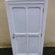 Vintage Parisian wardrobe in white wood from the 1960s-1970s.