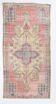 4x8 Rug For Living Room Pale Red Oriental Antique Vintage Rug, 128x248Cm