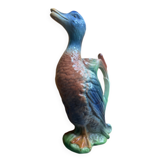 Pichet canard en barbotine Saint clément