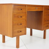 Restored danish teak desk, 1960's