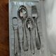 Set of 4 stainless steel children's cutlery by Guy Degrenne