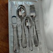 Set of 4 stainless steel children's cutlery by Guy Degrenne