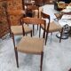 Set of 4 teak chairs in the style of Niels Otto Møller from the 1960s.