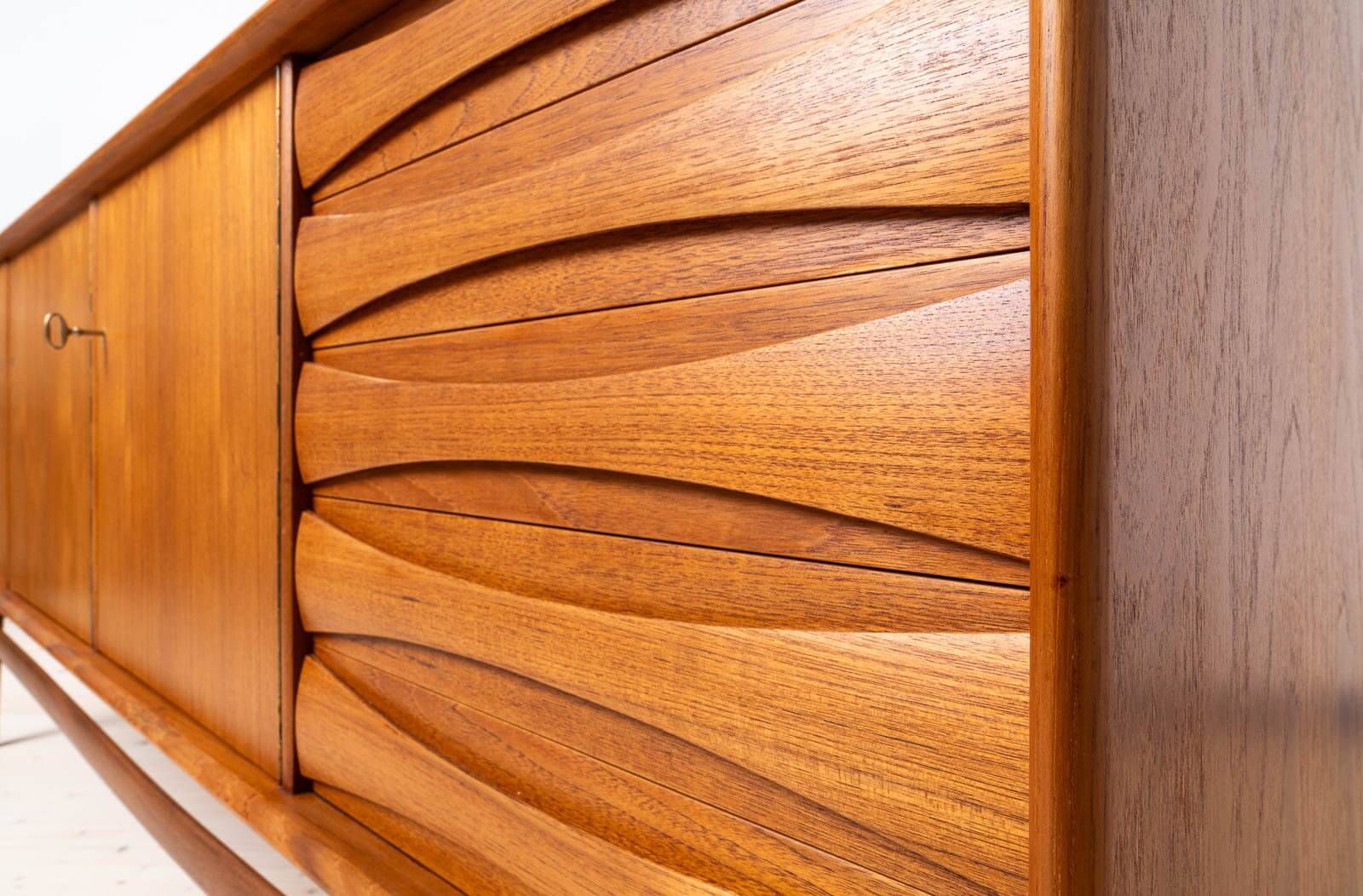 Sven Andersen teak sideboard, Scandinavian modern, mid-century modern, 1950s