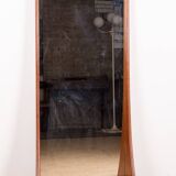 Large Danish Teak wall mirror by Pedersen and Hansen 1960.