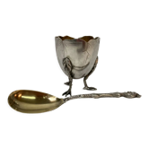 Eggcup feet and silver spoon punches early twentieth century