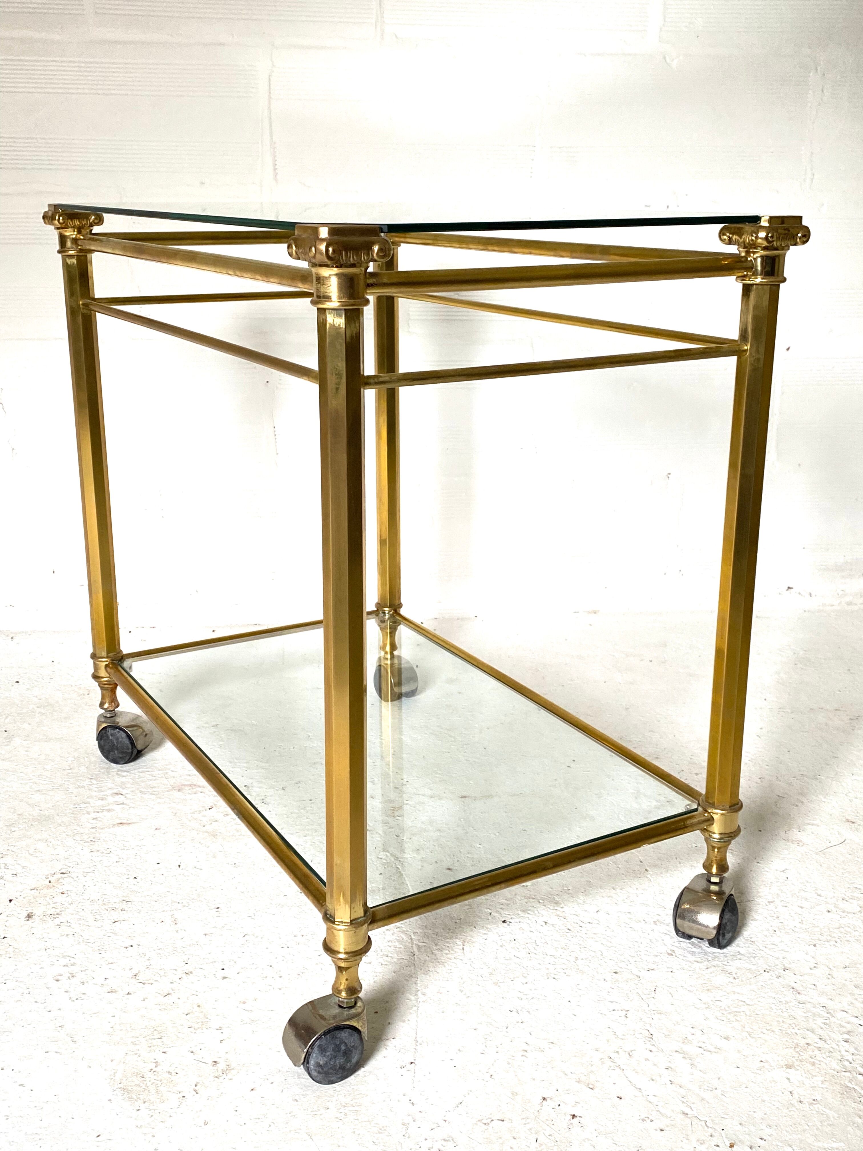 Rolling service in brass