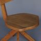 Chaise S34 en orme de Pierre Chapo, années 1980