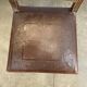 Pair of Henry II wooden and leather chairs