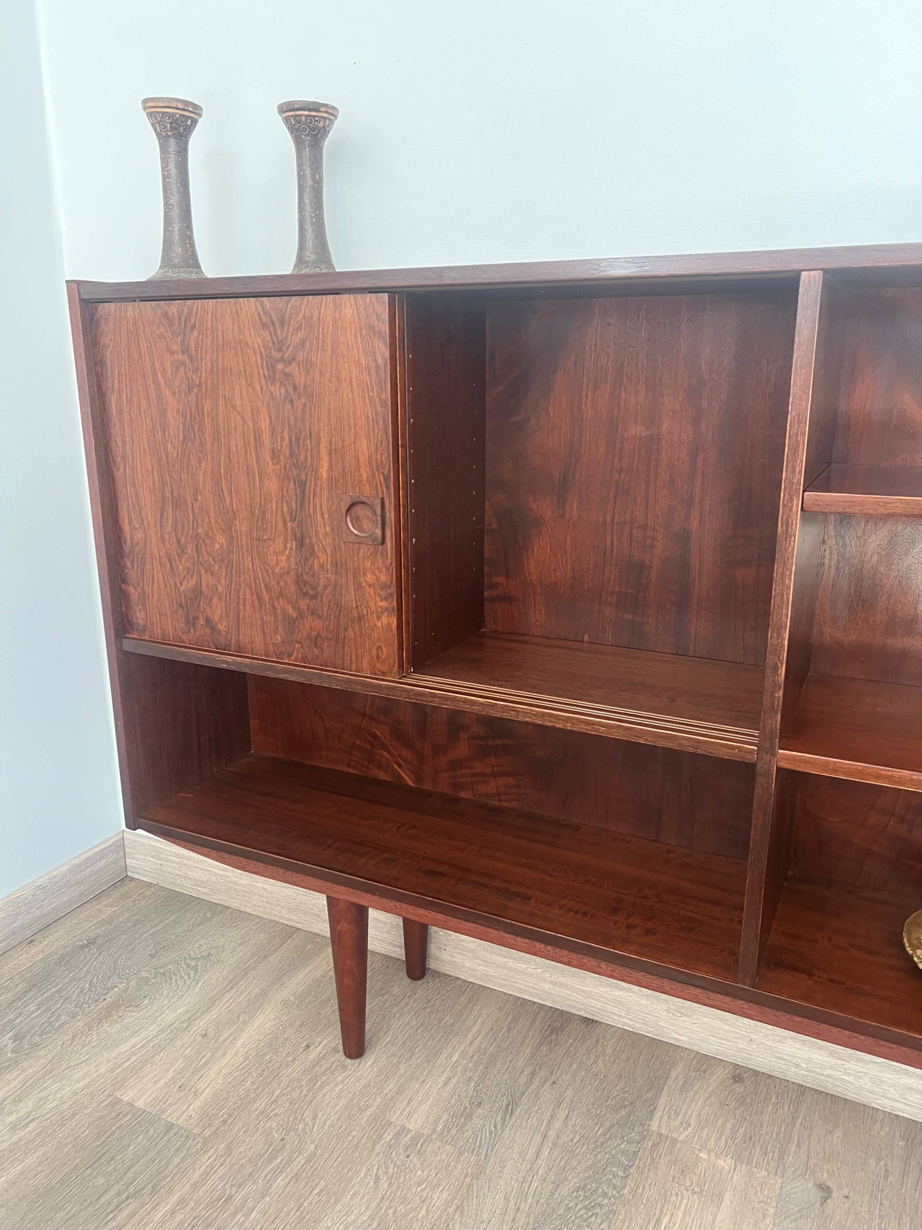 Danish enfilade in Rio rosewood from the 1950s.