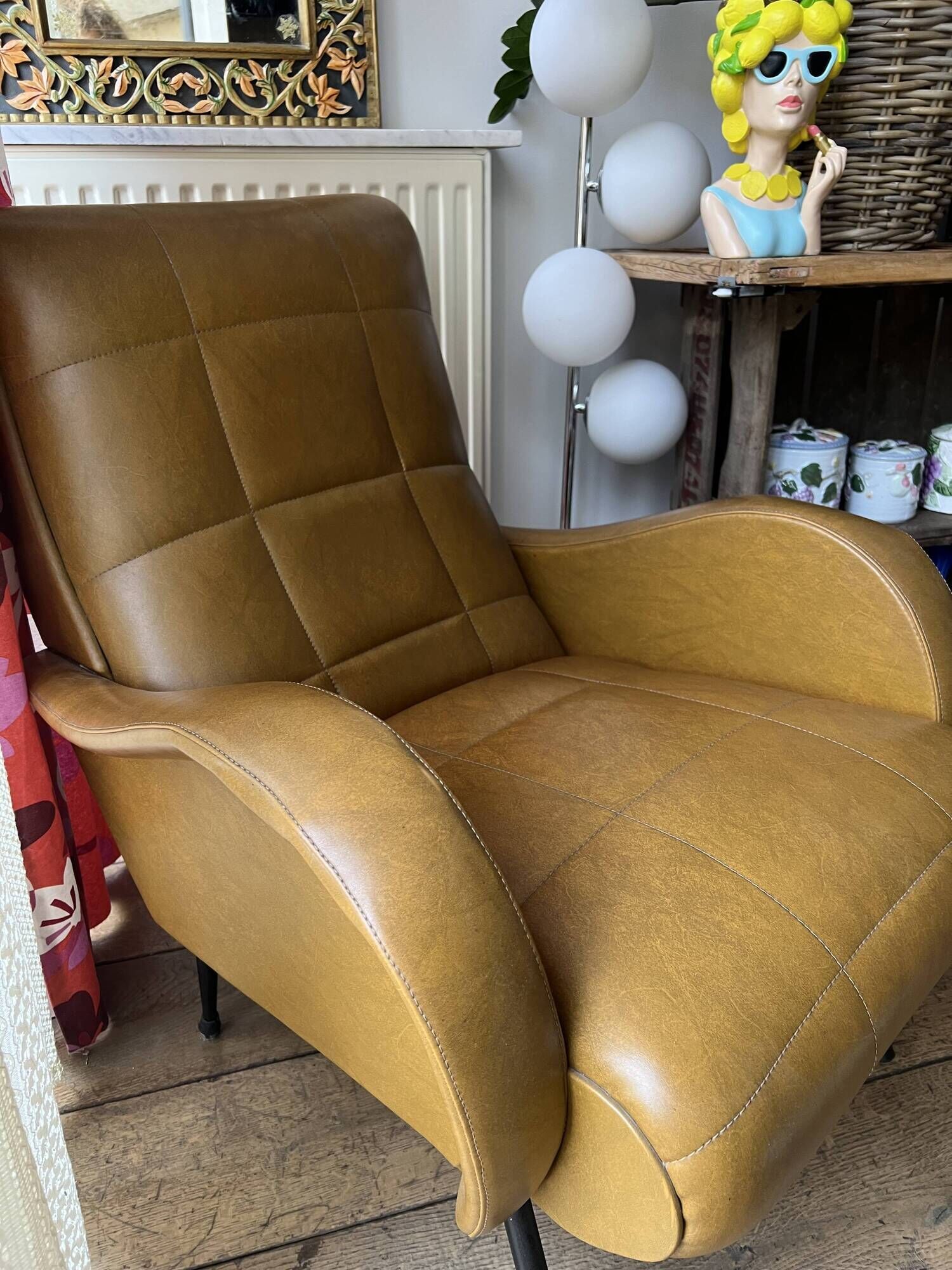 The armchairs that make a pair.