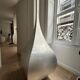 Monumental sculptural vase in aluminium – Italian design – De Castelli