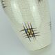 Ceramic vase silberdistel abstract decor craquelé glaze 125/30