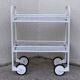 Vintage metal dessert trolley, openwork, 1950s.