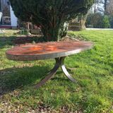 Table basse vintage Jean Jaffeux
