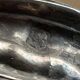 Paire salerons style Rocaille argent massif