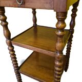 French Walnut Plant Table With Drawer, Mid 19th Century