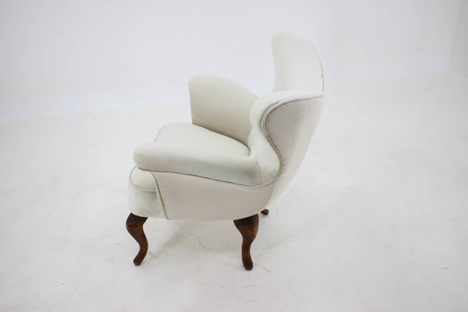 1900s rare antique curved armchair