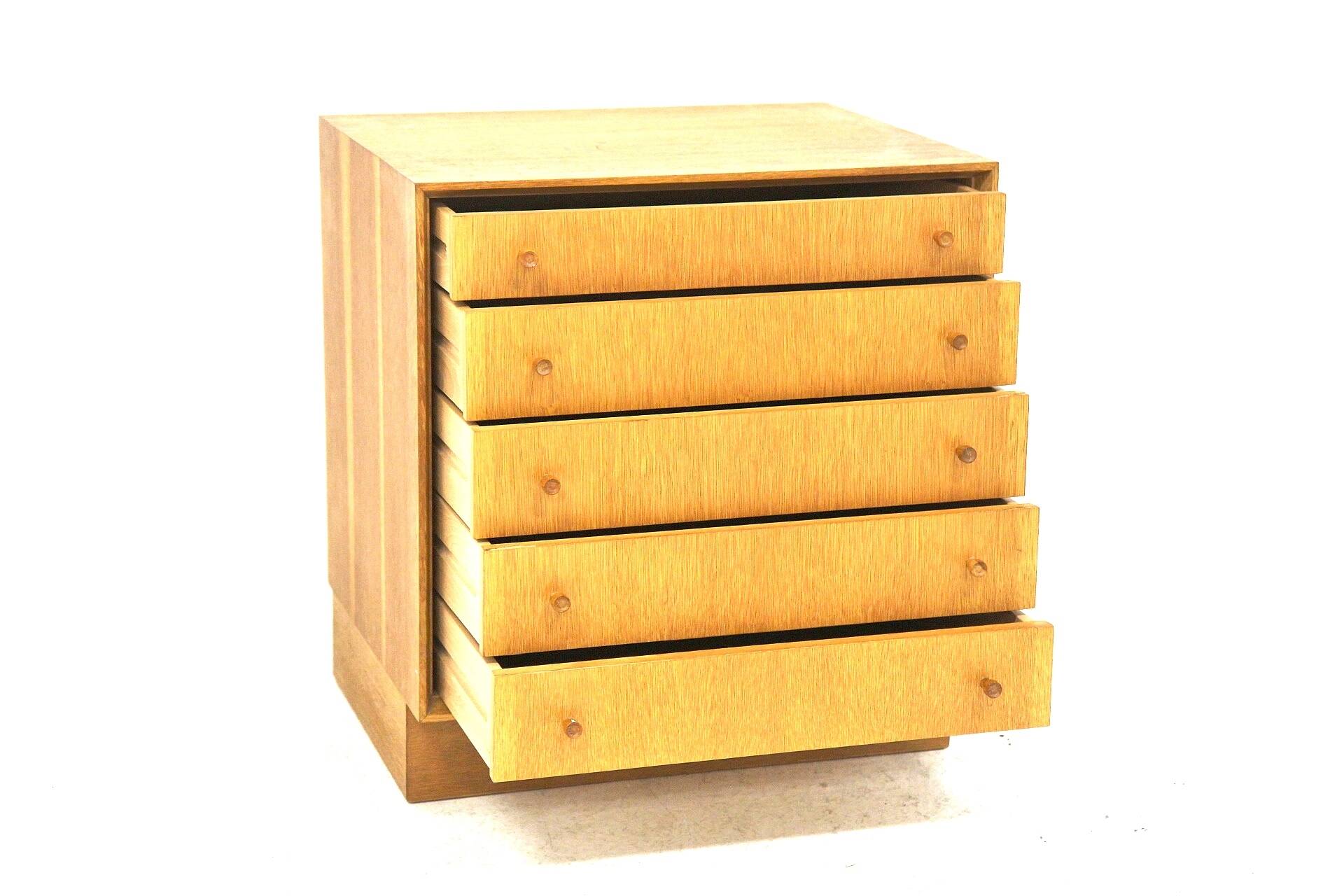 Scandinavian oak chest of drawers, Sweden, 1960