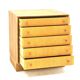 Scandinavian oak chest of drawers, Sweden, 1960