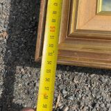 Tableau by Claude Gauthier: Equestrian portrait with a dog in a park.