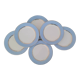 Flat Plates in Faience Café Gilbert by Moulin des Loups Vintage