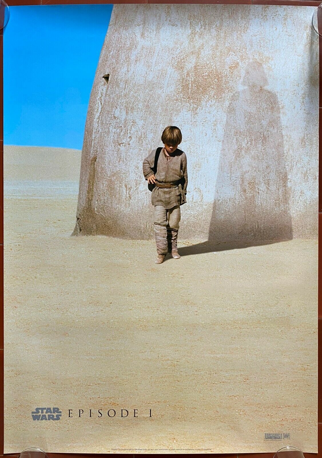 Original movie poster "Star Wars The Phantom Menace" George Lucas 60x84cm 1999