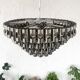 Chandelier in chrome metal tubes, 60s