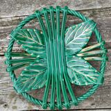 vintage fruit cup in braided ceramic