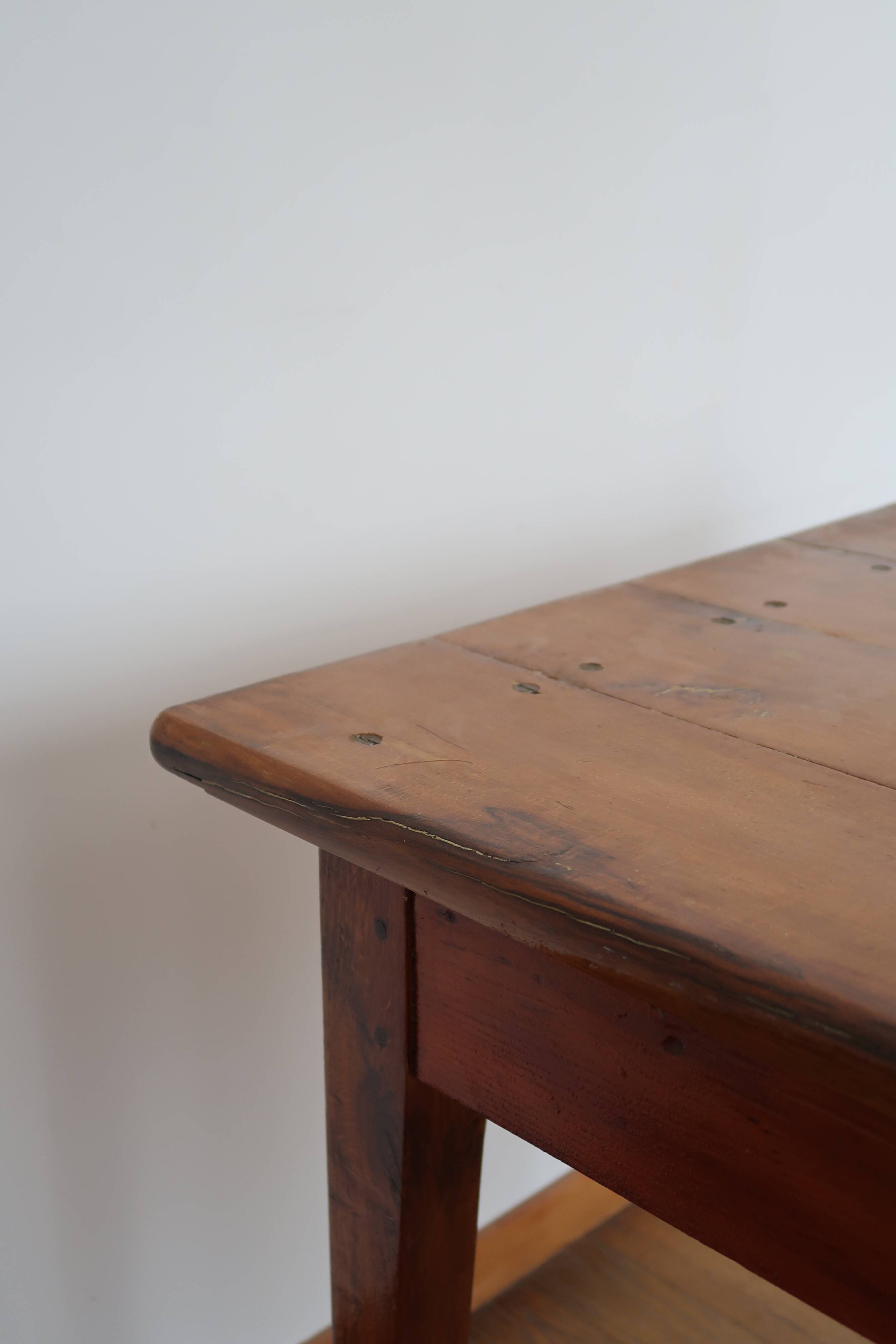 old farmhouse table
