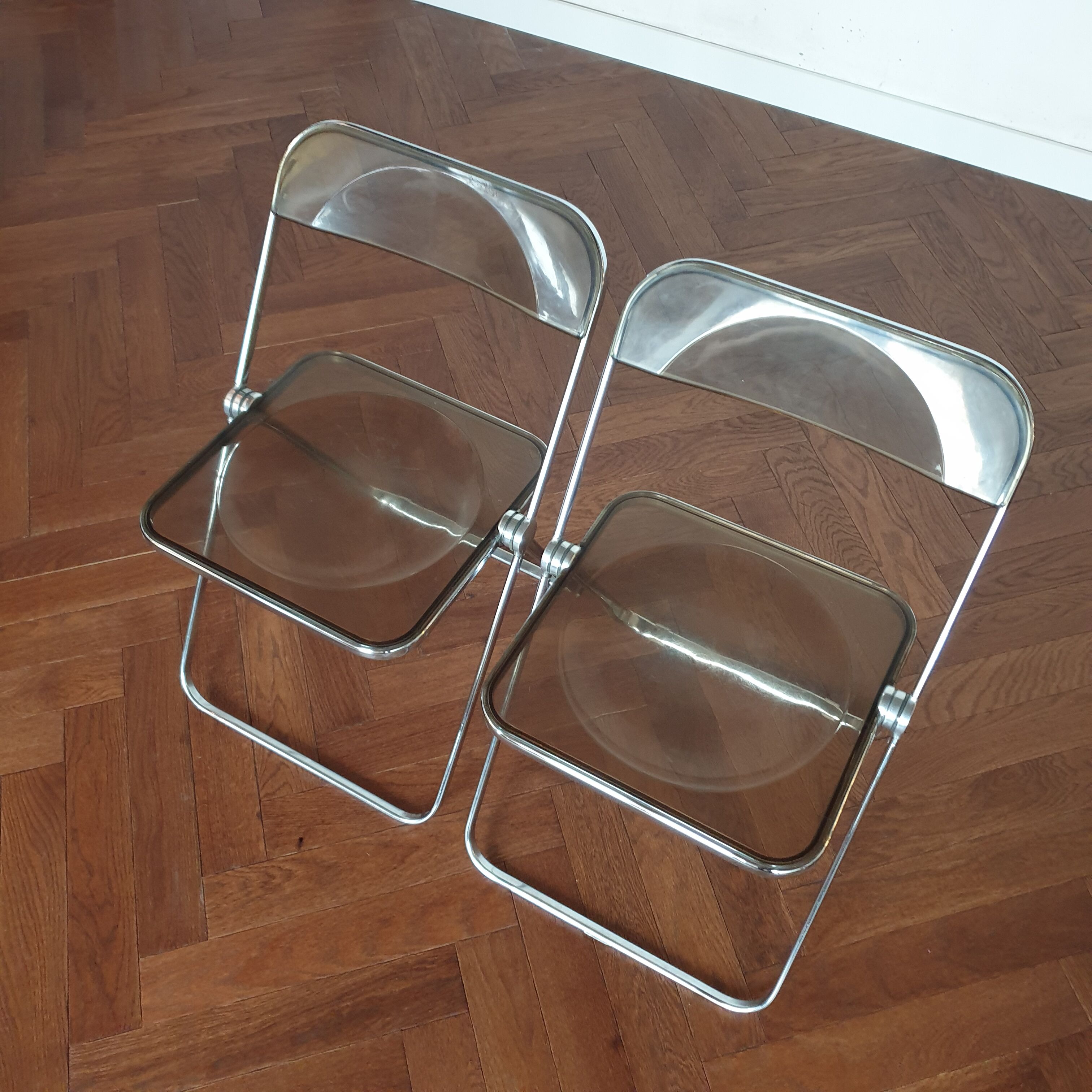 Plia chairs by Giancarlo Piretti 70