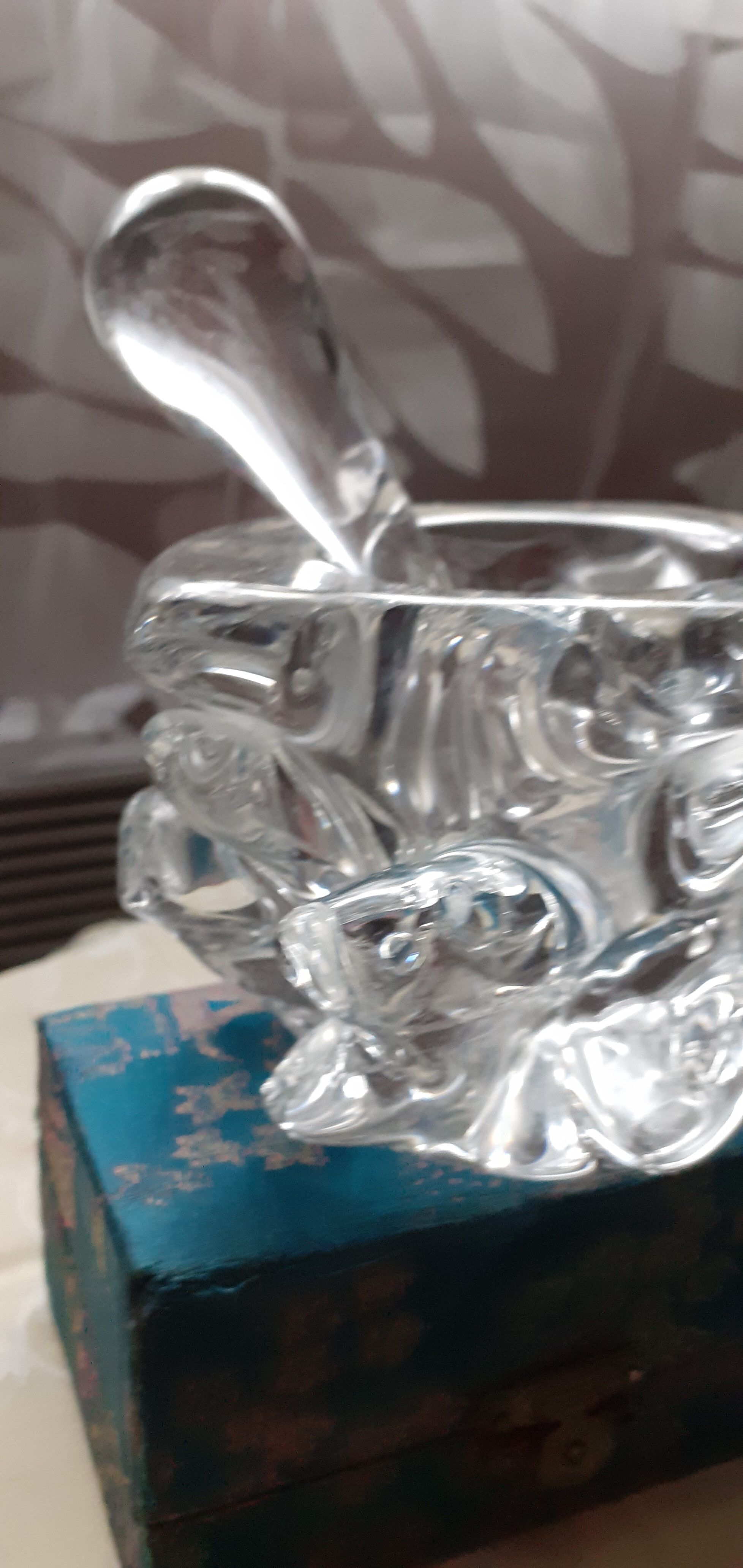 Cendrier en cristal et son pilon