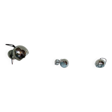 Set of 3 multidirectional spotlights space art 1980s