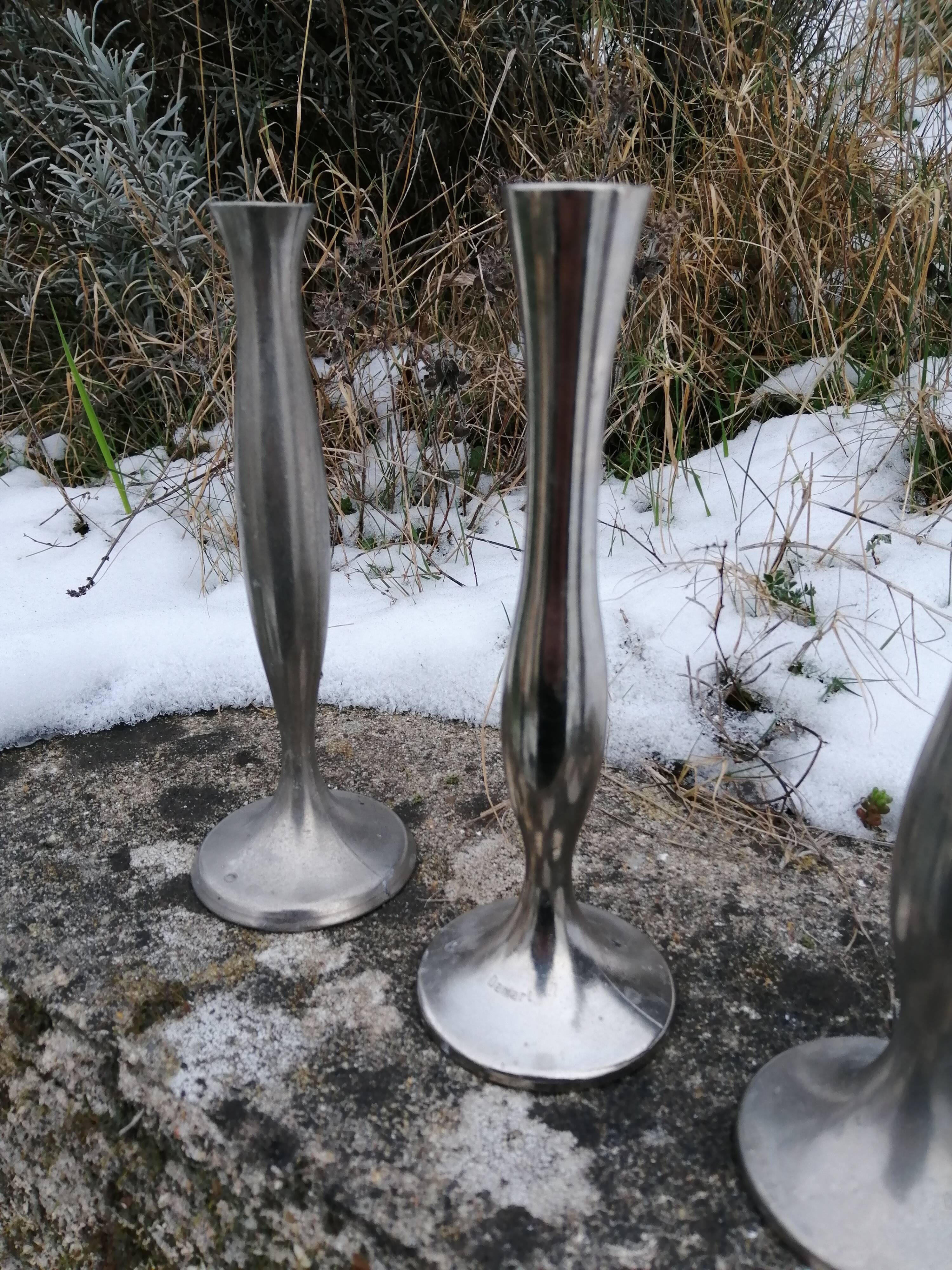 Trio of candlesticks