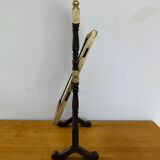 Antique wooden cheval mirror