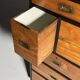 Campaign chest of drawers 19th century