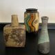 Trio de vases miniatures vintage