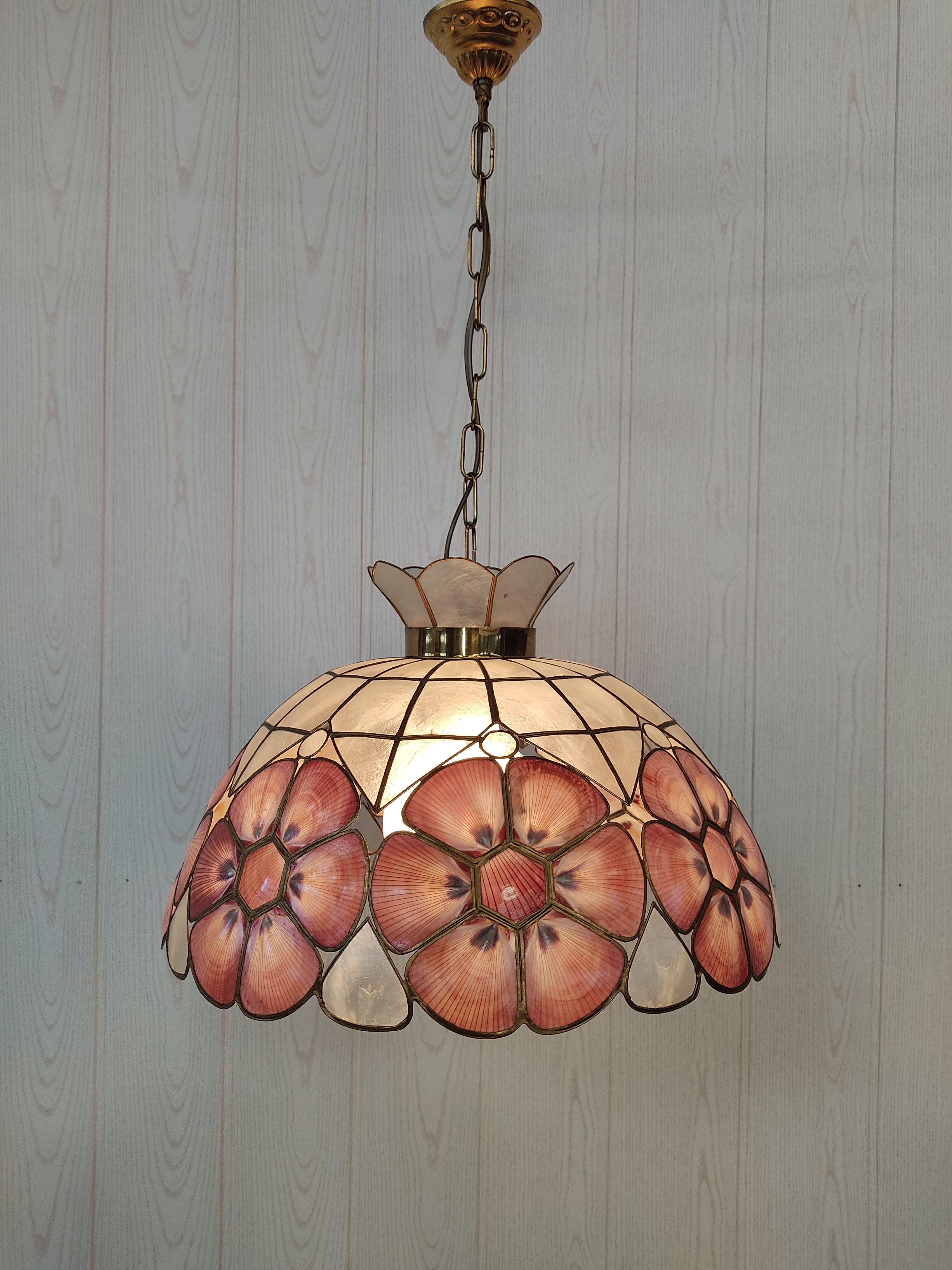 Vintage mother-of-pearl chandelier