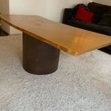 Table basse métal et bois