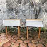 Pair of vintage bedside tables
