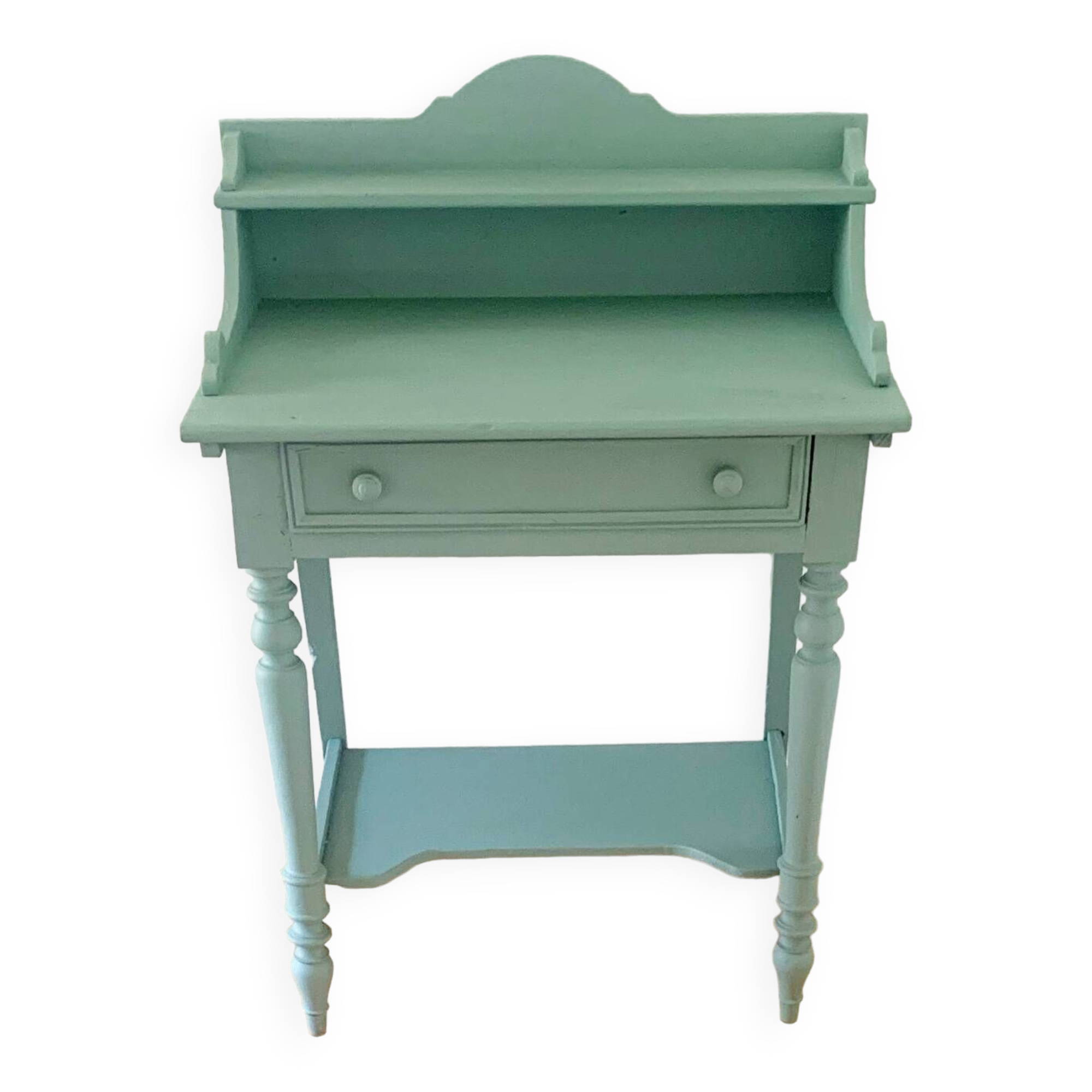 Vintage painted wood dressing table