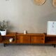 Vintage wooden sideboard from the 60s (shallow)