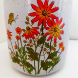 pot or cache stoneware pot decoration flowers
